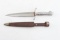 WWII GERMAN KORIUM SOLINGEN STEEL DAGGER W SHEATH