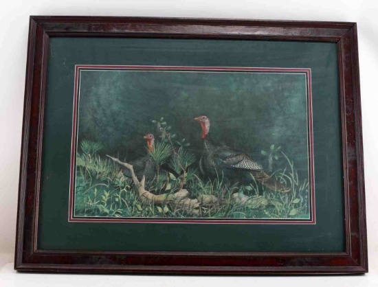 JOHN YEAKLE WILDLIFE ART LE PRINT W CERTIFICATE