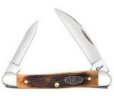 CASE KNIFE ANTIQUE BONE MINI JIG COPPERHEAD