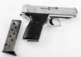 CHROME LORCIN L380 SEMI AUTO PISTOL .380 CAL