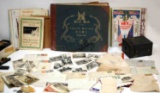 LOT OF 1940S PERSONAL COLLECTION MILITARY EPHEMERA