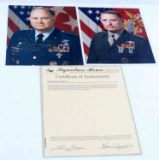 US ARMY FOUR STAR GENERAL SIGNED LITHOGRAPH LOT