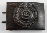 WWII THIRD REICH GERMAN SS EM BELT BUCKLE