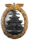 WWII GERMAN THIRD REICH HIGH SEAS FLEET BADGE