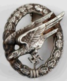 WWII GERMAN 3RD REICH LUFTWAFFE PARATROOPER BADGE