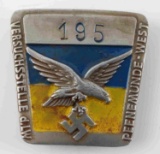 WWII GERMAN THIRD REICH PEENEMUNDE FACTORY BADGE