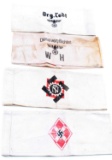 WWII GERMAN THIRD REICH HITLER YOUTH ARM BAND LOT