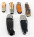 ASSORTED FOLDING POCKET KNIFE LOT OF 6