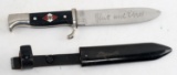 WWII GERMAN THIRD REICH HITLER JUGEND CAMP KNIFE