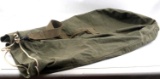 WWII US MILITARY GREEN CANVAS DUFFEL BAG 1943