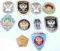 RUSSIAN POLICE AND MILITARY SHIELD LOT OF 10