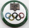 GERMAN 3RD REICH 1936 OLYMPICS ENAMELED BADGE