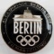 GERMAN 3R 1936 OLYMPIC MOVIEMAKER ENAMELED BADGE