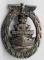 WWII GERMAN KREIGSMARINE HIGH SEAS FLEET BADGE