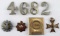 BRITISH COMMONWEALTH TINNIE SECURITY BADGE LOT