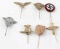 WWII GERMAN THIRD REICH STICKPINS LOT OF SEVEN