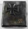 WWII GERMAN 3RD REICH SS IRON CROSS CIGARETTE CASE