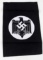 WWII THIRD REICH GERMAN NSDAP TABLE FLAG BLACK WHT