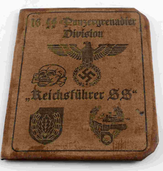 WWII GERMAN 3RD REICH SS PANAZERGRENADIER ID BOOK