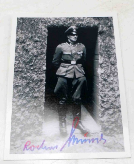 WWII GERMAN 3RD REICH HITLER BODYGUARD SIGNATURE