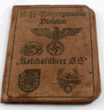WWII GERMAN 3RD REICH SS PANAZERGRENADIER ID BOOK