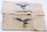 WWII GERMAN THIRD REICH LUFTWAFFE ARMBAND LOT OF 2