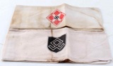 WWII GERMAN THIRD REICH WAFFEN SS HJ ARMBAND LOT