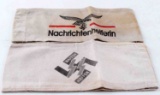 WWII GERMAN THIRD REICH WAFFEN SS ARMBAND LOT