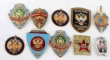 LOT OF 10 SOVIET & RUSSIAN MILITARY POLICE SHIELDS