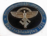 WWII GERMAN 3RD REICH 1938 DEUTCHLAND FLIGHT BADGE