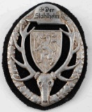 WWII GERMAN THIRD REICH STALHELM HUNTING BADGE