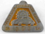 WWII GERMAN THIRD REICH VOLKSWAGON EMPLOYEE BADGE