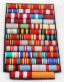 VERY LARGE SET OF 50 SOVIET RIBBONS ORDER OF LENIN