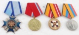 USSR SOVIET RUSSIA MULTI CONFLICT MEDAL LOT OF 4