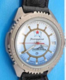 RUSSIAN VOSTOK BRAND NAVY THEMED WRISTWATCH