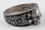 WWII GERMAN SS SECRET SOCIETY AHNENERBE 800 RING