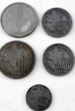 WWII GERMAN 3RD REICH LITMANNSTADT GHETTO COIN LOT