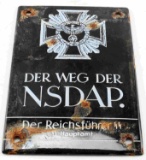 WWII GERMAN THIRD REICH NSDAP STREET SIGN