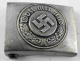 WWII GERMAN THIRD REICH HEER EM BELT BUCKLE MARKED