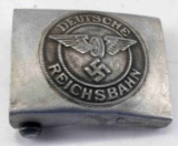 WWII GERMAN HITLER DEUTSCHE REICHSBAHN BELT BUCKLE