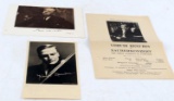 YEHUDI MENUHIN AND PABLO CASALS AUTOGRAPH LOT