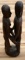 WEST AFRICAN WOODEN FERTILITY STATUE 2 PEOPLE