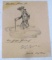 1916 ADOLF HITLER SIGNED PENCIL SKETCH DRAWING