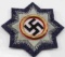 WWII GERMAN ARMY HEER CROSS IN GOLD PATCH