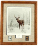 NATIONAL PARKS SERIES WINTER WONDER PRINT W STAMP