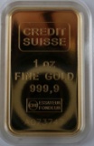 CREDIT SUISSE 1 OZ 999.9 FINE GOLD BAR