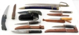 KNIFE COLLECTION 9 DIFERENT VINTAGE BLADES