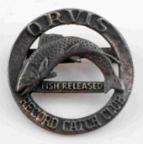 ORVIS FISH RELEASED RECORD CATCH CLUB PIN