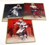 NFL FOOTBALL PLAYER AUTOGRAPH PHOTO LOT OF 3