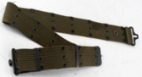 WWII DATED 1944 OLIVE DRAB PISTOL WEB GEAR BELT